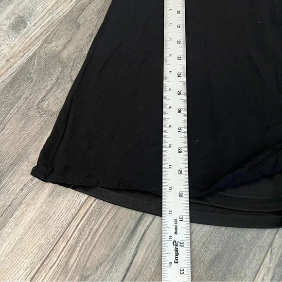 FRANCESCA'S Bird Cage Label Long Sleeve with Lace Black Lined Dress Size Medium - Picture 9 of 10